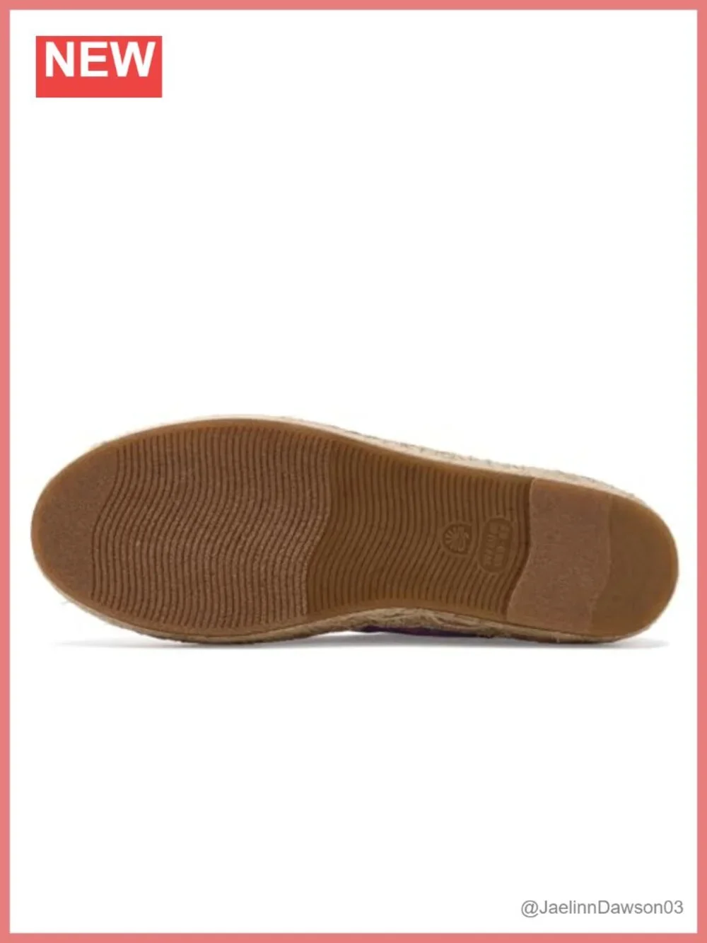 Vichy Mary Jane Espadrille with Cotton Upper and Jute Sole